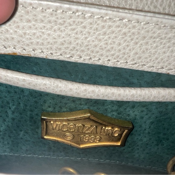 Vincenza Inc. 1993 Beige Leather Crossbody Bag - Picture 2 of 2